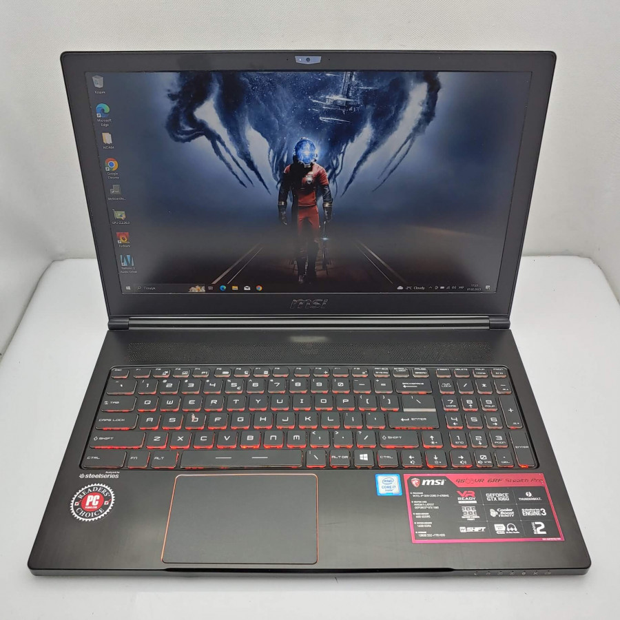 Ноутбук MSI GS63VR 6RF Black (RAM 16GB DDR4 / SSD 256GB + HDD 1TB