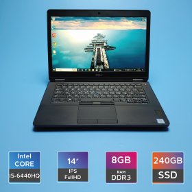Ноутбук Dell Latitude E5470 Black (i5-6440HQ/RAM 8GB DDR4/SSD 240GB) Б/В (6665)
