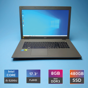 Ноутбук Acer Aspire E5-772G (i5-5200U/RAM 8GB DDR3/SSD 480GB) Б/В (6953) Ноутбук Acer Aspire E5-772G (i5-5200U/RAM 8GB DDR3/SSD 480GB) Б/В (6953)