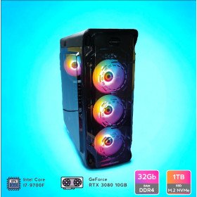 Ігровий комп'ютер Go1st 17034 Gaming / Intel Core i7-9700F 8 ядер 3.00-4.70 GHz / 32 GB DDR4 / 1 TB SSD /  Nvidia GeForce RTX 3080 10 Gb (17034)
