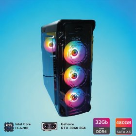 Ігровий комп'ютер Go1st 17032 Gaming / Intel Core i7-6700 4 ядра 3.40-4.00 GHz / 32 GB DDR4 / 480 GB SSD / Nvidia RTX 3060 8 Gb (17032) Ігровий комп'ютер Go1st 17032 Gaming / Intel Core i7-6700 4 ядра 3.40-4.00 GHz / 32 GB DDR4 / 480 GB SSD / Nvidia RTX 3060 8 Gb (17032)