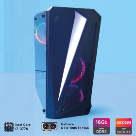 Игровой компьютер Go1st 17030 Gaming  / Intel Core  i7-3770 4 ядра 3.40-3.90 GHz / 16 GB DDR3 / 480 GB SSD / 1 TB HDD /  Nvidia GTX 1080Ti 11 Gb (17030)