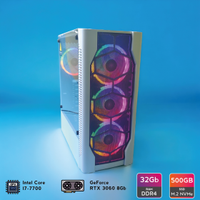 Ігровий комп'ютер Go1st 17033 Gaming / Intel Core i7-7700 4 ядра 3.60-4.20 GHz / 32 GB DDR4 / 480 GB SSD / Nvidia RTX 3060 8 Gb (17033) Ігровий комп'ютер Go1st 17033 Gaming / Intel Core i7-7700 4 ядра 3.60-4.20 GHz / 32 GB DDR4 / 480 GB SSD / Nvidia RTX 3060 8 Gb (17033)
