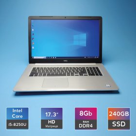 Ноутбук Dell Inspiron 5770 (i5-8250U/RAM 8GB DDR4/SSD 240GB) Б/В (7231) Ноутбук Dell Inspiron 5770 (i5-8250U/RAM 8GB DDR4/SSD 240GB) Б/В (7231)