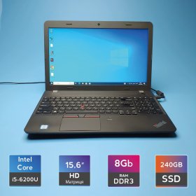Ноутбук Lenovo ThinkPad E560 (i5-6200U/RAM 8GB DDR3/SSD 240GB) Б/В (7154(3)) Ноутбук Lenovo ThinkPad E560 (i5-6200U/RAM 8GB DDR3/SSD 240GB) Б/В (7154(3))