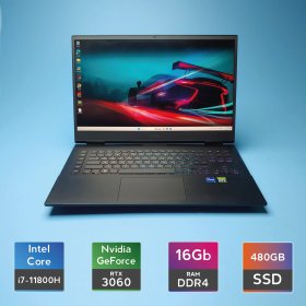 Ноутбук HP Omen 17-ck0372nr (i7-11800H/RAM 16GB DDR4/SSD 480GB/Nvidia GeForce RTX 3060) Б/В (7161) Ноутбук HP Omen 17-ck0372nr (i7-11800H/RAM 16GB DDR4/SSD 480GB/Nvidia GeForce RTX 3060) Б/В (7161)