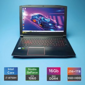Ноутбук Acer Predator Helios PH315-51 (i7-8750H/RAM 16GB DDR4/SSD 256GB + HDD 1TB/GTX 1060) Б/В (7229) Ноутбук Acer Predator Helios PH315-51 (i7-8750H/RAM 16GB DDR4/SSD 256GB + HDD 1TB/GTX 1060) Б/В (7229)