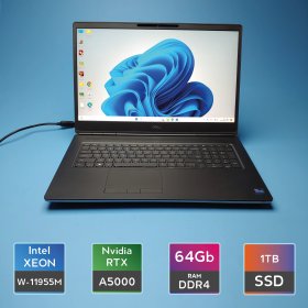 Ноутбук Dell Precision 7760 (Xeon W-11955M/RAM 64GB DDR4/SSD 1TB/RTX A5000) Б/В (7249) Ноутбук Dell Precision 7760 (Xeon W-11955M/RAM 64GB DDR4/SSD 1TB/RTX A5000) Б/В (7249)
