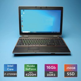 Ноутбук Dell Latitude E6520 (i7-2720QM/RAM 16GB DDR3/SSD 250GB/Nvidia NVS 4200M) Б/В Ноутбук Dell Latitude E6520 (i7-2720QM/RAM 16GB DDR3/SSD 250GB/Nvidia NVS 4200M) Б/В