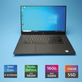 Ноутбук Dell XPS 15 9550 (i7-6700HQ/RAM 16GB DDR4/SSD 256GB/GTX 960M) Б/В (7214) Ноутбук Dell XPS 15 9550 (i7-6700HQ/RAM 16GB DDR4/SSD 256GB/GTX 960M) Б/В (7214)