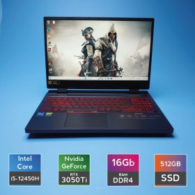 Ноутбук Acer Nitro 5 AN515-58 (i5-12450H/RAM 16GB DDR4/SSD 512GB/RTX 3050 Ti) Б/В (7254) Ноутбук Acer Nitro 5 AN515-58 (i5-12450H/RAM 16GB DDR4/SSD 512GB/RTX 3050 Ti) Б/В (7254)