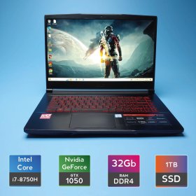 Ноутбук MSI GF63 Thin 8RC (i7-8750H/RAM 32GB DDR4/SSD 1TB/GTX 1050) Б/В (7261) Ноутбук MSI GF63 Thin 8RC (i7-8750H/RAM 32GB DDR4/SSD 1TB/GTX 1050) Б/В (7261)