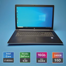 Ноутбук HP ProBook 470 G5 (i7-8550U/RAM 16GB DDR4/SSD 240GB/GeForce 930MX) Б/В (7235) Ноутбук HP ProBook 470 G5 (i7-8550U/RAM 16GB DDR4/SSD 240GB/GeForce 930MX) Б/В (7235)