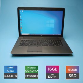 Ноутбук HP ZBook 17 G3 (i5-6440HQ/RAM 16GB DDR4/SSD 512GB/Quadro M1000M) Б/В (7251) Ноутбук HP ZBook 17 G3 (i5-6440HQ/RAM 16GB DDR4/SSD 512GB/Quadro M1000M) Б/В (7251)