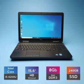 Ноутбук Dell Latitude E5540 (i5-4200U/RAM 8GB DDR3/SSD 240GB) Б/В (6090(36)) Ноутбук Dell Latitude E5540 (i5-4200U/RAM 8GB DDR3/SSD 240GB) Б/В (6090(36))