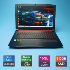 Ноутбук Acer Nitro 5 AN515-53 (i5-8300H/RAM 16GB DDR4/SSD 512GB/GTX 1050) Б/В (7268) Ноутбук Acer Nitro 5 AN515-53 (i5-8300H/RAM 16GB DDR4/SSD 512GB/GTX 1050) Б/В (7268)