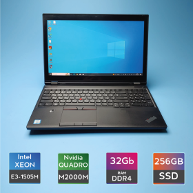 Ноутбук Lenovo ThinkPad P50 (Xeon E3-1505M v5/RAM 32GB DDR4/SSD 256GB/Quadro M2000M) Б/В (7275)