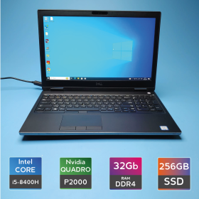 Ноутбук Dell Precision 7530 (i5-8400H/RAM 32GB DDR4/SSD 256GB/Quadro P2000) Б/В (7239(7))