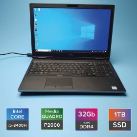 Ноутбук Dell Precision 7530 (i5-8400H/RAM 32GB DDR4/SSD 1TB/Quadro P2000) Б/В (7239(4))
