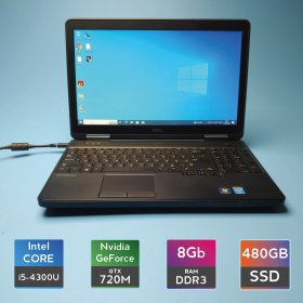 Ноутбук Dell Latitude E5540 (i5-4300U/RAM 8GB DDR3/SSD 480GB/GT 720M) Б/В (6990(5)) Ноутбук Dell Latitude E5540 (i5-4300U/RAM 8GB DDR3/SSD 480GB/GT 720M) Б/В (6990(5))