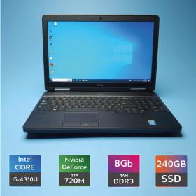 Ноутбук Dell Latitude E5540 (i5-4310U/RAM 8GB DDR3/SSD 240GB/GT 720M) Б/В (6090(20)) Ноутбук Dell Latitude E5540 (i5-4310U/RAM 8GB DDR3/SSD 240GB/GT 720M) Б/В (6090(20))