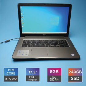 Ноутбук Dell Inspiron 17 5767 (i5-7200U/RAM 8GB DDR4/SSD 240GB) Б/В (6427) Ноутбук Dell Inspiron 17 5767 (i5-7200U/RAM 8GB DDR4/SSD 240GB) Б/В (6427)