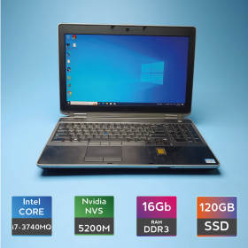 Ноутбук Dell Latitude E6530 (i7-3740QM/RAM 16GB DDR3/SSD 120GB/NVS 5200M) Б/В Ноутбук Dell Latitude E6530 (i7-3740QM/RAM 16GB DDR3/SSD 120GB/NVS 5200M) Б/В