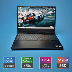 Ноутбук Dell G7 7590 (i9-9880H/RAM 32GB DDR4/SSD 512GB/RTX 2080 Max-Q) Б/В (7310) Ноутбук Dell G7 7590 (i9-9880H/RAM 32GB DDR4/SSD 512GB/RTX 2080 Max-Q) Б/В (7310)