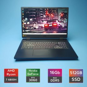 Ноутбук Acer Nitro 5 AN517-42 (Ryzen 7 6800H/RAM 16GB DDR5/SSD 512GB/RTX 3060) Б/В (7351) Ноутбук Acer Nitro 5 AN517-42 (Ryzen 7 6800H/RAM 16GB DDR5/SSD 512GB/RTX 3060) Б/В (7351)