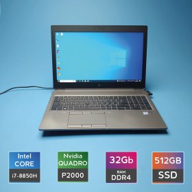 Ноутбук HP ZBook 15 G5 (i7-8850H/RAM 32GB DDR4/SSD 512GB/Quadro P2000) Б/В (7368(1)) Ноутбук HP ZBook 15 G5 (i7-8850H/RAM 32GB DDR4/SSD 512GB/Quadro P2000) Б/В (7368(1))