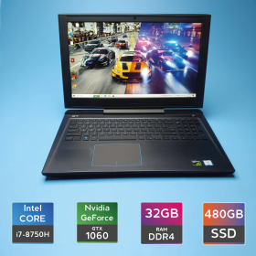 Ноутбук Dell G7 7588 (i7-8750H/RAM 32GB DDR4/SSD 480GB/GTX 1060 Max-Q) Б/В (7365) Ноутбук Dell G7 7588 (i7-8750H/RAM 32GB DDR4/SSD 480GB/GTX 1060 Max-Q) Б/В (7365)