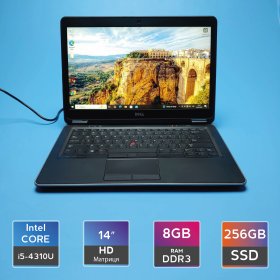 Ноутбук Dell Latitude E7440 (i5-4310U/RAM 8GB DDR3/SSD 256GB) Б/В (7469(1))