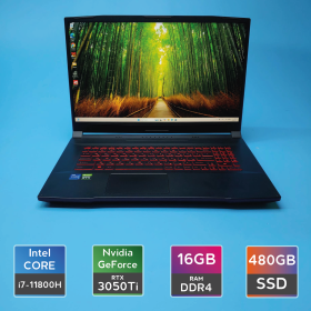 Ноутбук MSI Katana GF76 11UD (i7-11800H/RAM 16GB DDR4/SSD 480GB/RTX 3050 Ti) Б/В (7463) Ноутбук MSI Katana GF76 11UD (i7-11800H/RAM 16GB DDR4/SSD 480GB/RTX 3050 Ti) Б/В (7463)