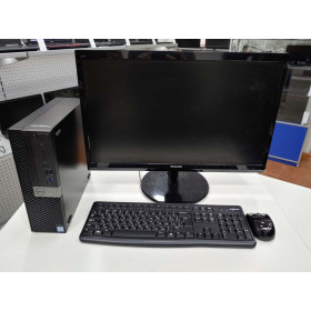 Комплект Dell Optiplex 7070 Black (RAM 8GB DDR4 / HDD 1.5TB) (4531) + Монітор Philips 246V5LSB Б/В