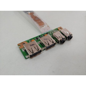 Роз'єми USB/Audio (USB/Audio Board)Asus X53S 69N0KBB10F01-01 Роз'єми USB/Audio (USB/Audio Board)Asus X53S 69N0KBB10F01-01